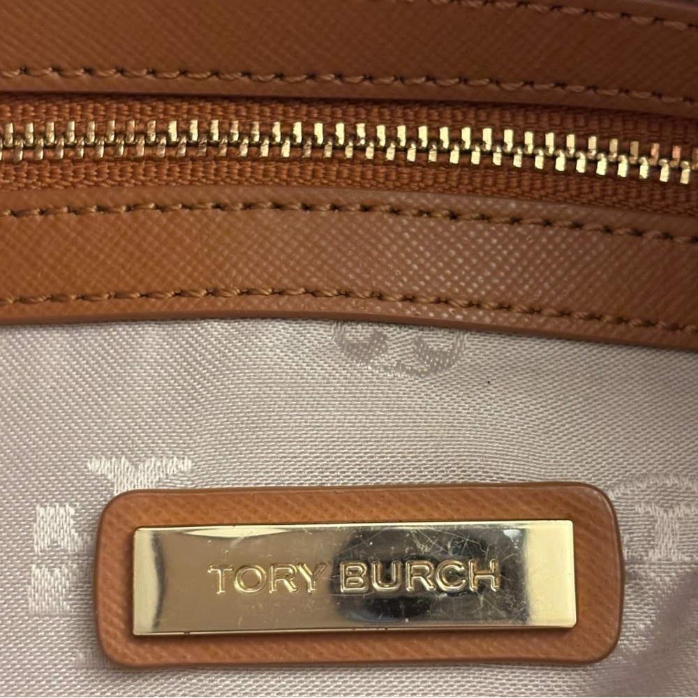 Tory Burch Tan Leather Satchel & Crossbody - Picture 11 of 12